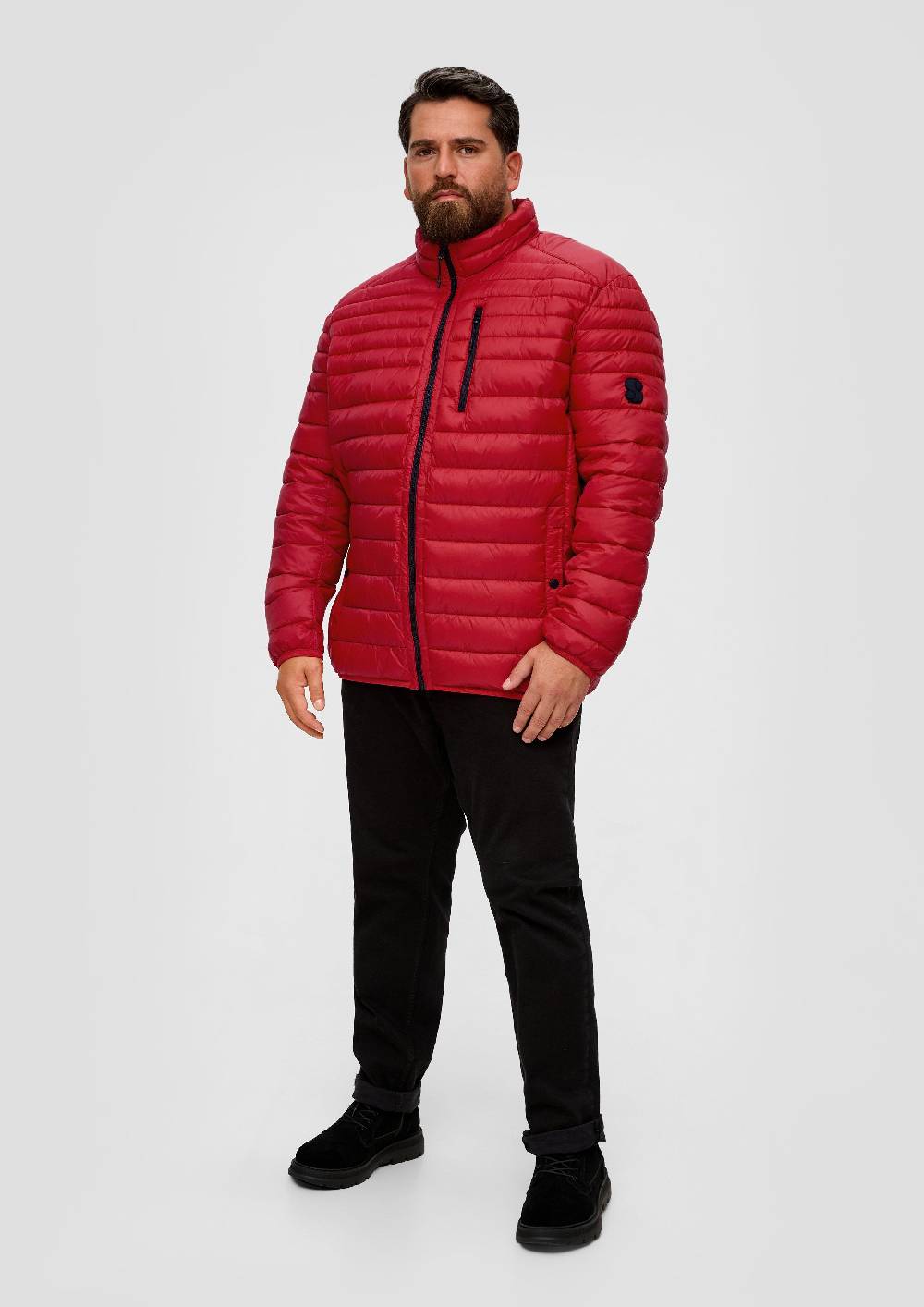 S.Oliver Steppjacke Mit Label-Patch