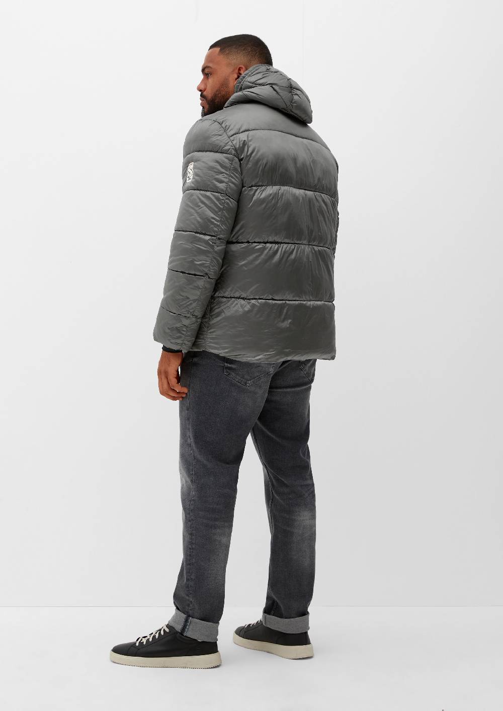 S.Oliver Steppjacke Mit Logo-Applikation