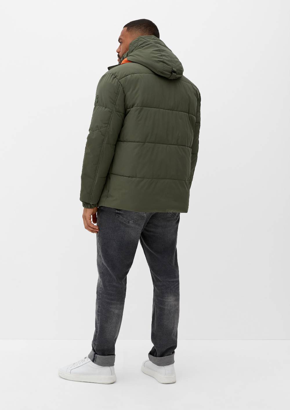 S.Oliver Steppjacke Mit Logo-Detail