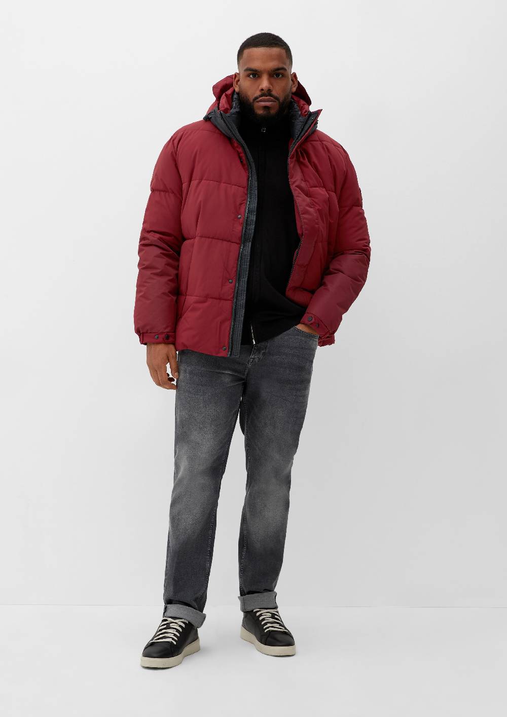 S.Oliver Steppjacke Mit Logo-Detail