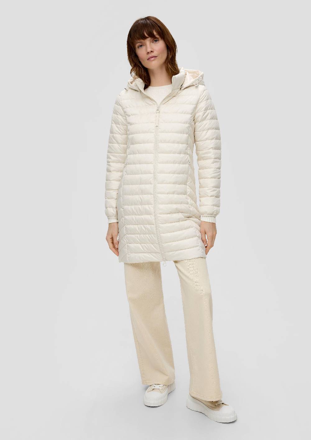 S.Oliver Steppmantel Mit Abnehmbarer Kapuze