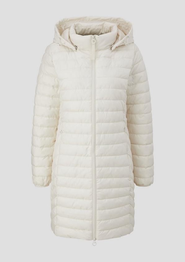 s.Oliver Steppmantel mit abnehmbarer Kapuze