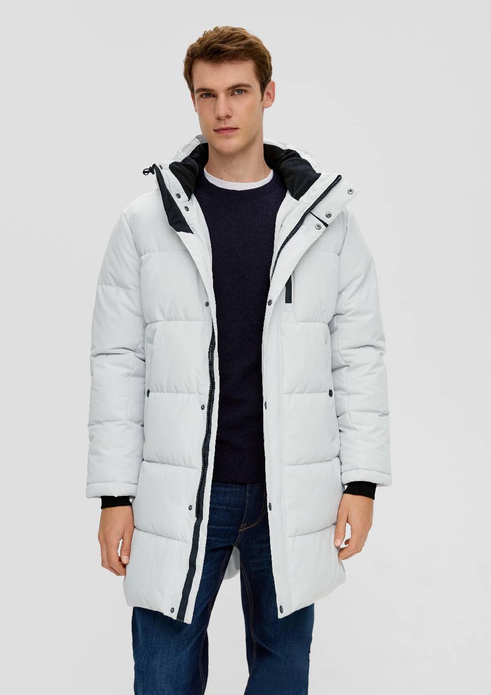 S.Oliver Steppmantel Mit Schriftprint