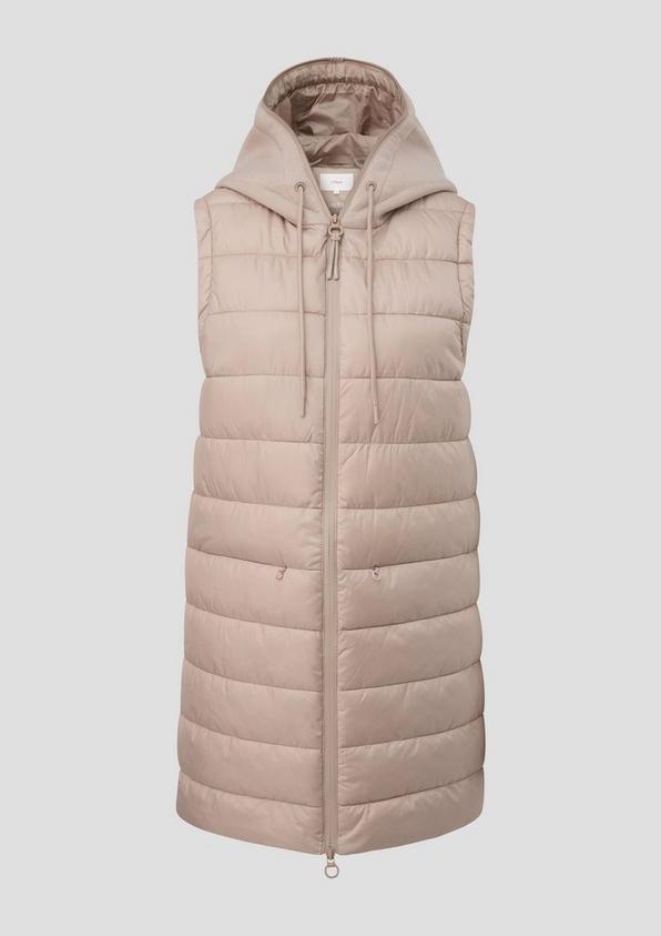 s.Oliver Steppweste mit Kapuze