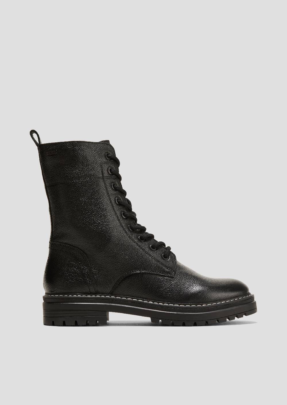 S.Oliver Stiefel Aus Rindsleder