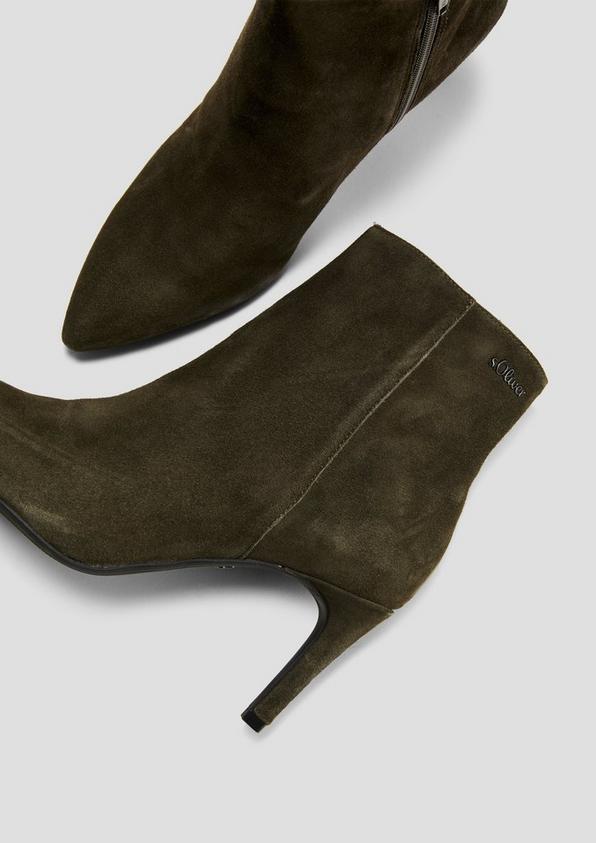 s.Oliver Stiefel aus Rindsleder