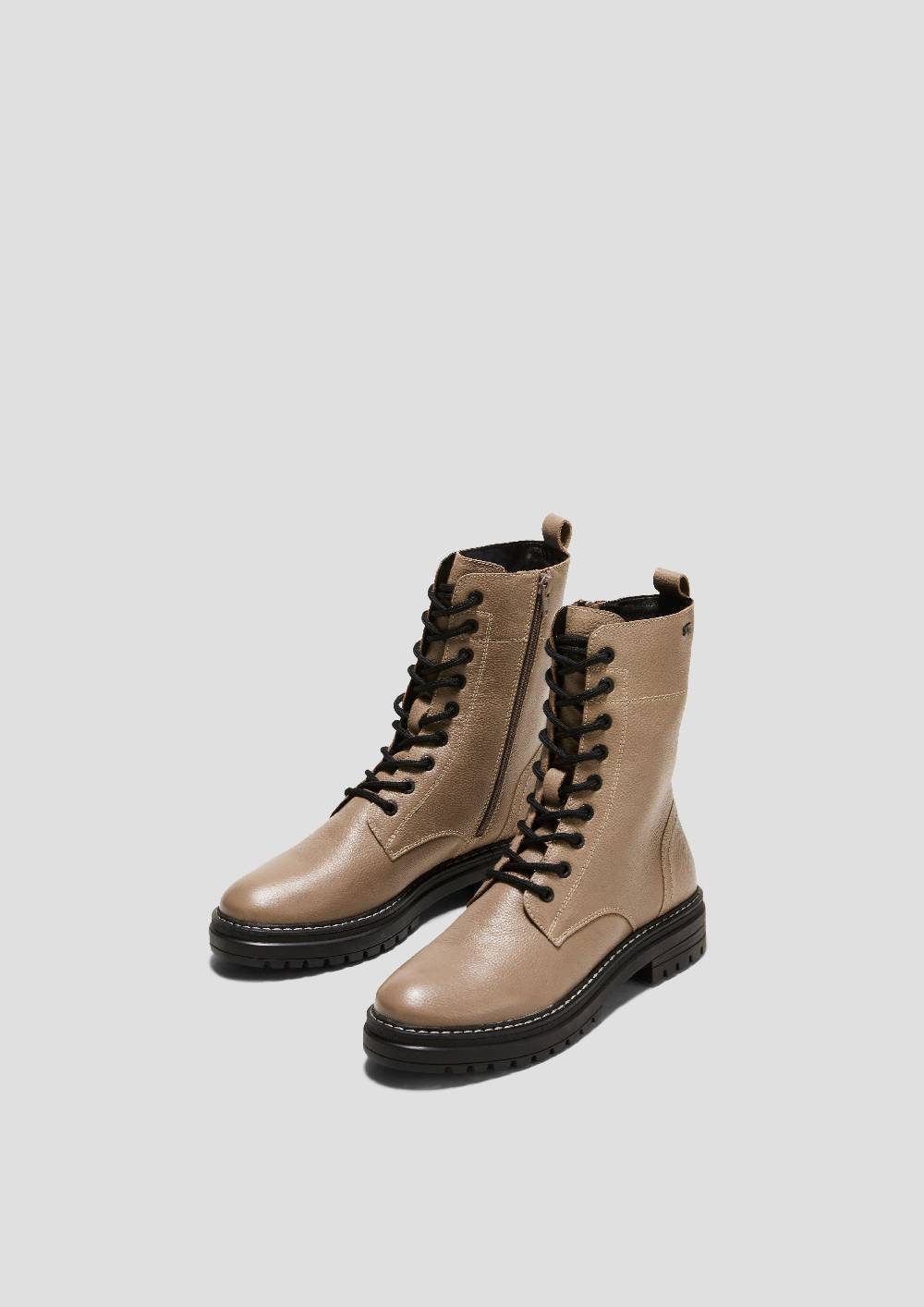 S.Oliver Stiefel Aus Rindsleder