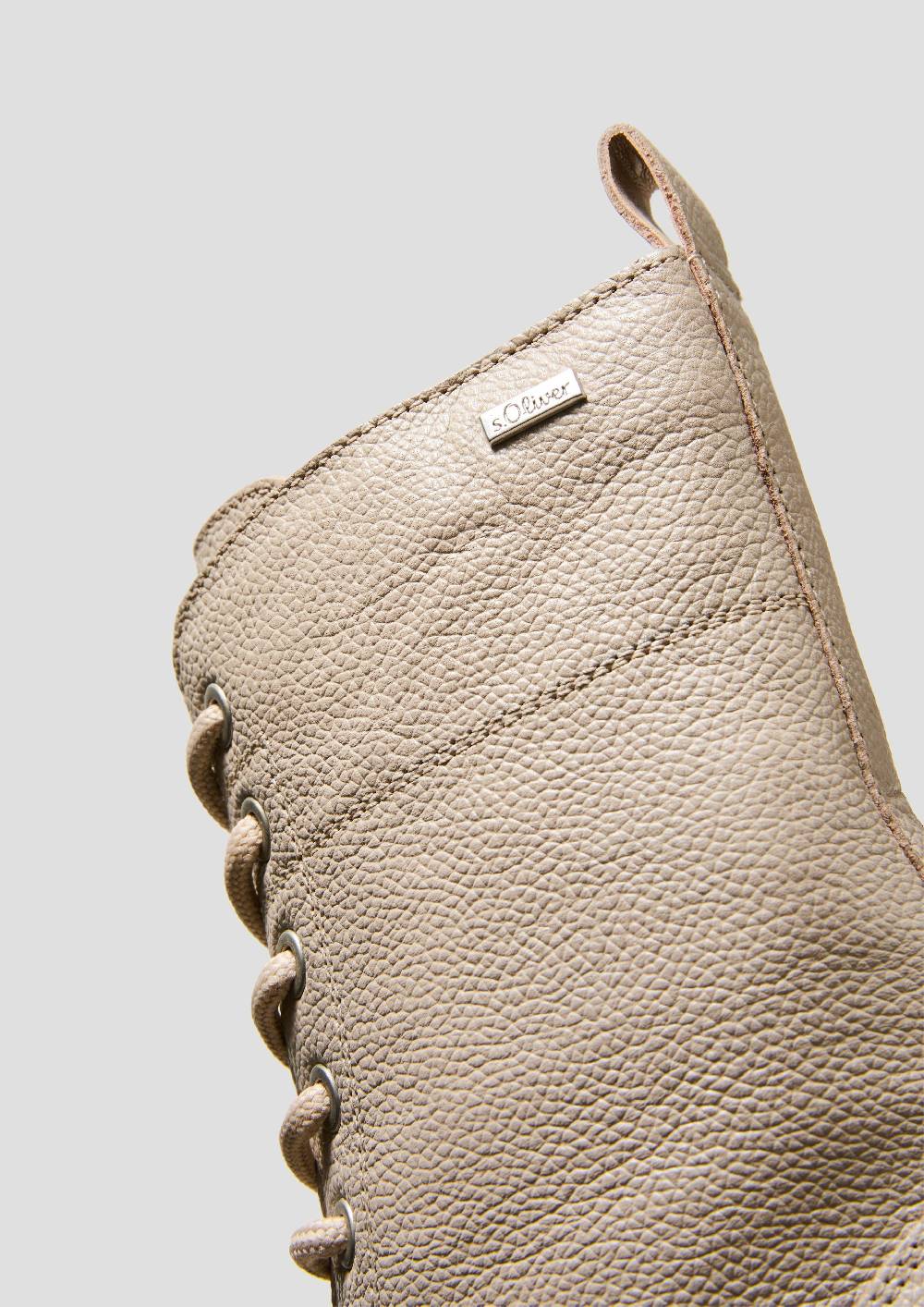 S.Oliver Stiefel Aus Rindsleder