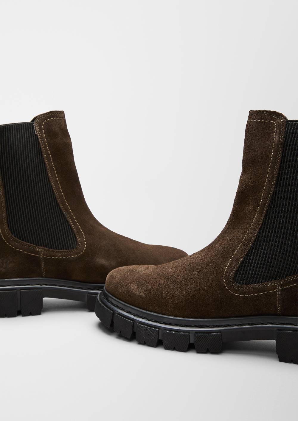 S.Oliver Stiefel Aus Veloursleder