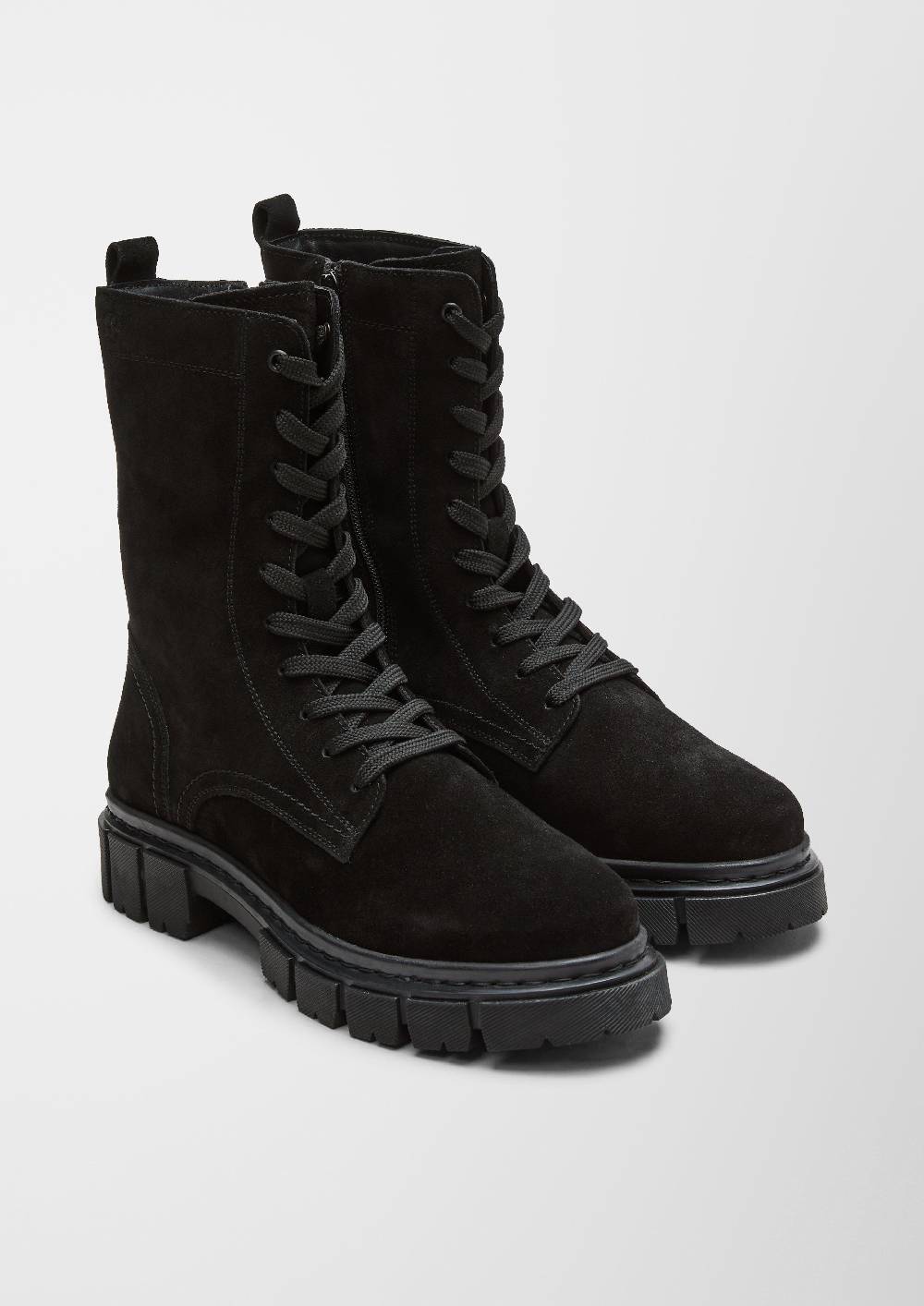 S.Oliver Stiefel Aus Veloursleder