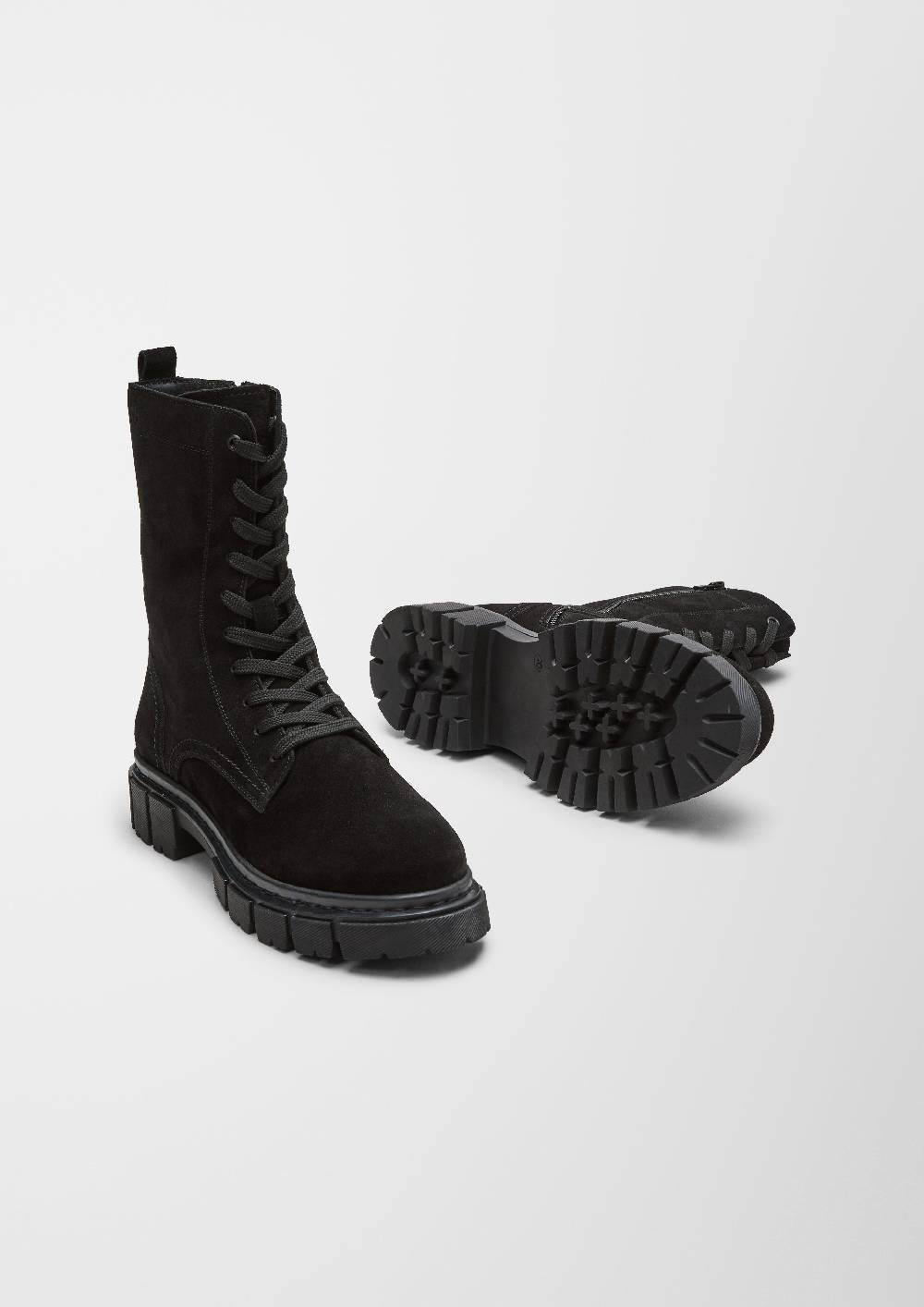 S.Oliver Stiefel Aus Veloursleder