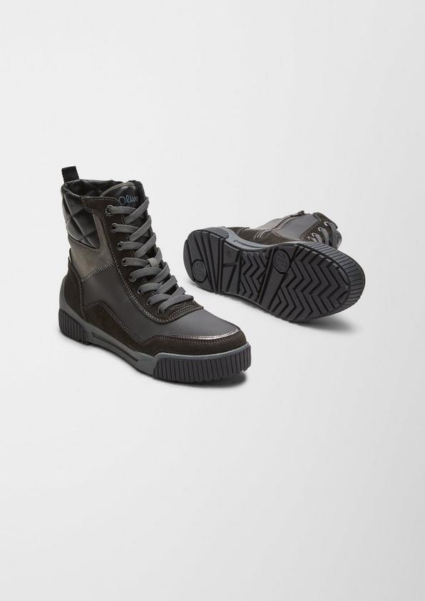 s.Oliver Stiefel im Lederlook