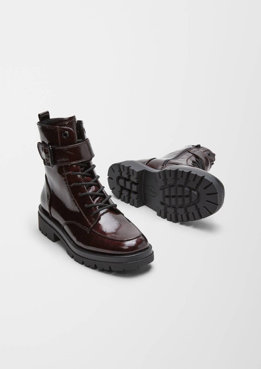 S.Oliver Stiefel In Lackleder-Optik