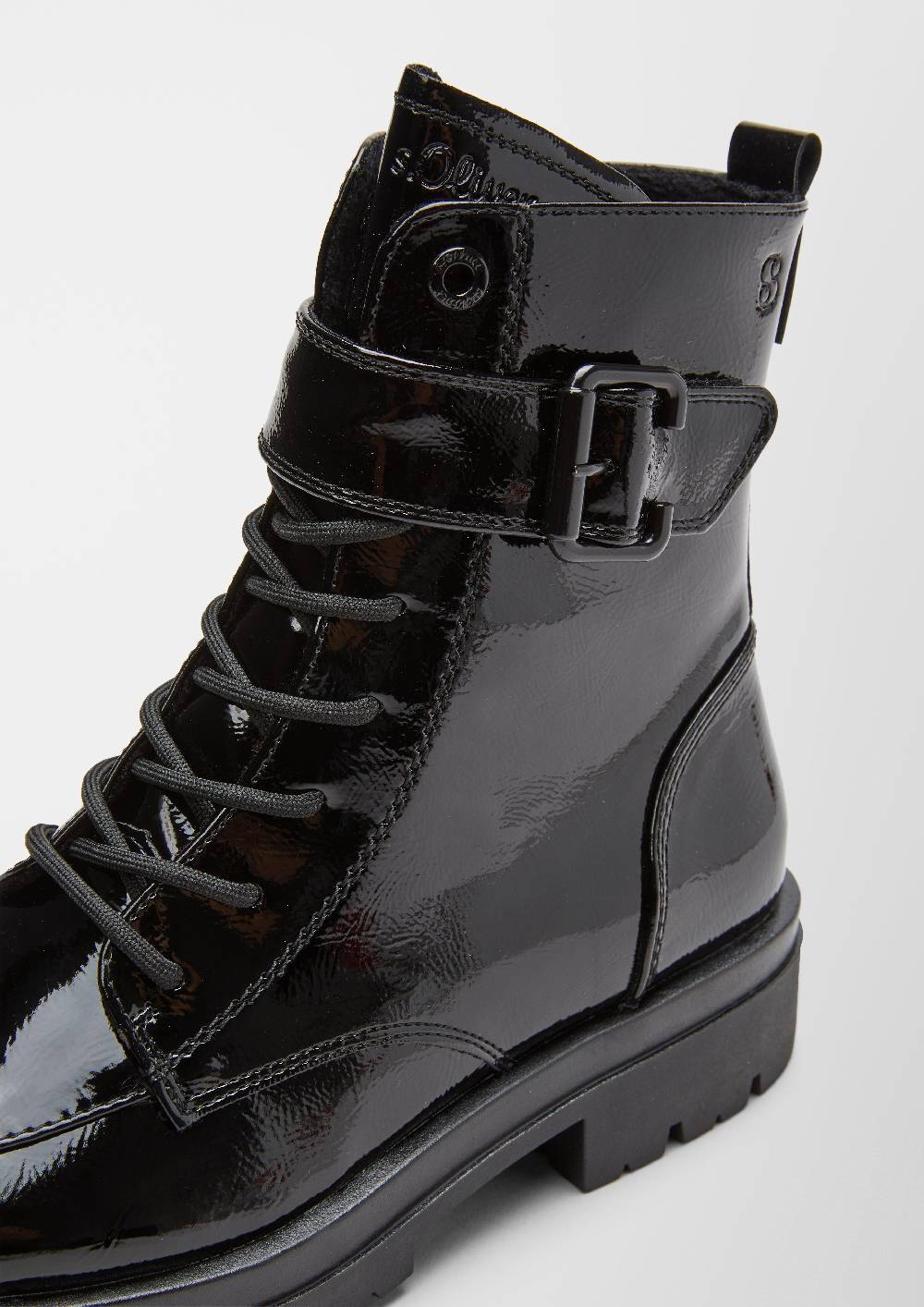 S.Oliver Stiefel In Lackleder-Optik