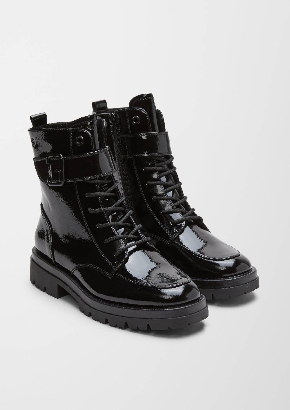 S.Oliver Stiefel In Lackleder-Optik