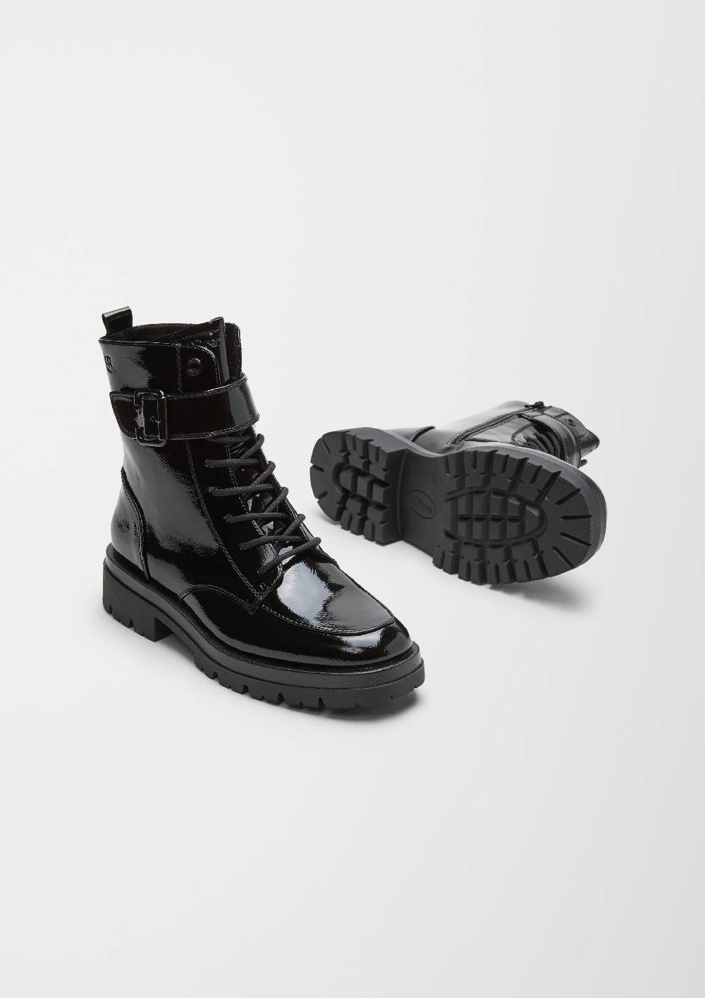 S.Oliver Stiefel In Lackleder-Optik