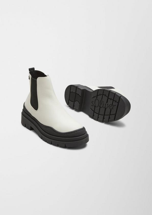 s.Oliver Stiefel in Leder-Optik