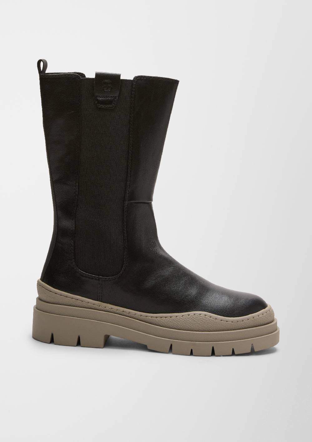 S.Oliver Stiefel In Leder-Optik