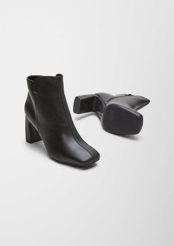 s.Oliver Stiefel in Leder-Optik