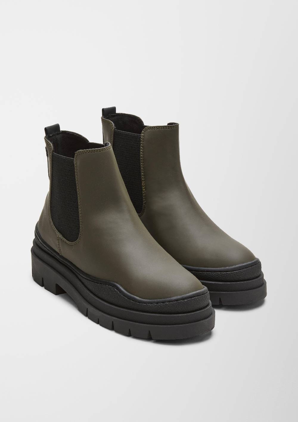 S.Oliver Stiefel In Leder-Optik