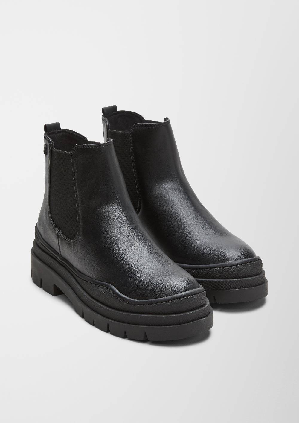 S.Oliver Stiefel In Leder-Optik