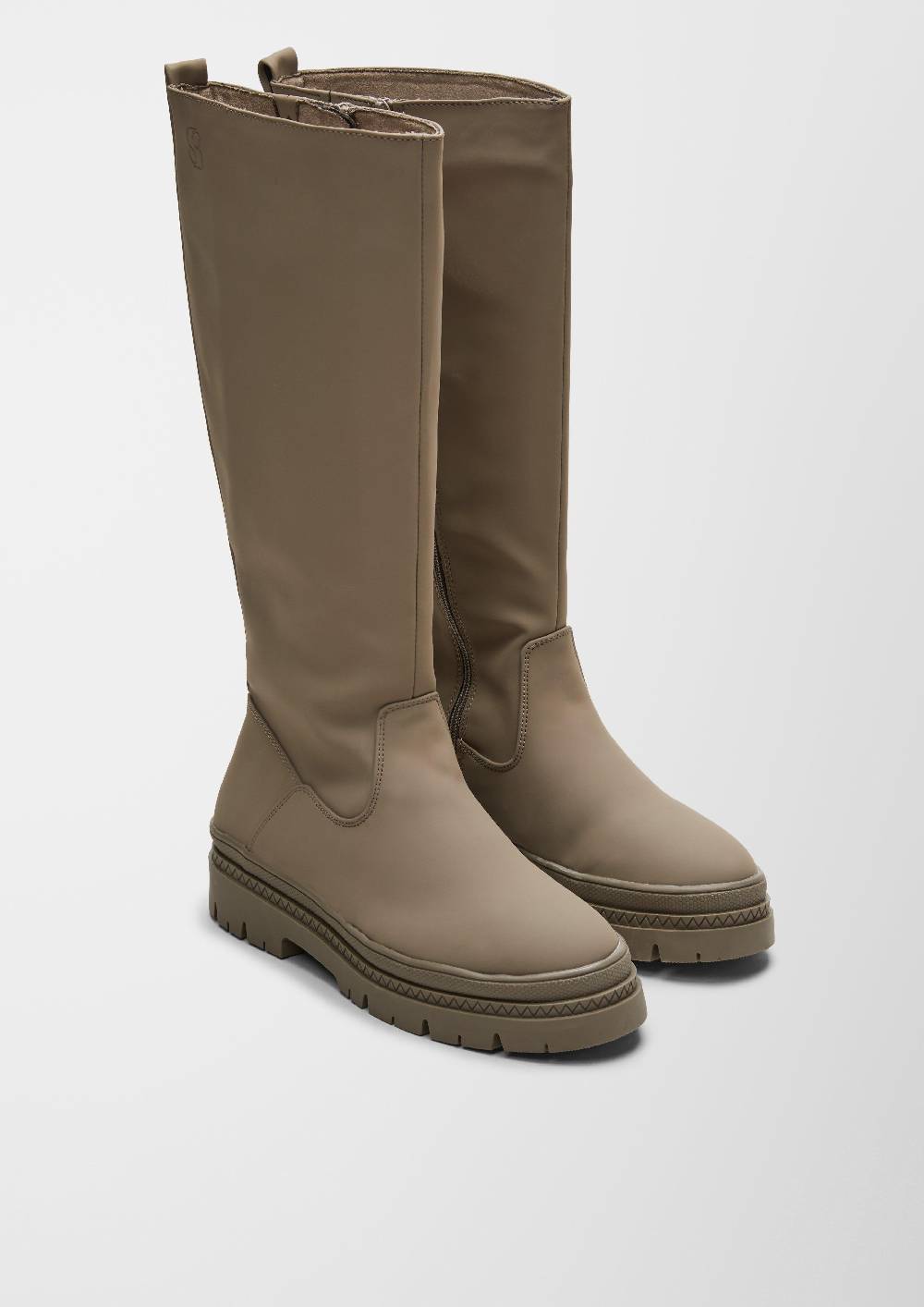 S.Oliver Stiefel In Leder-Optik