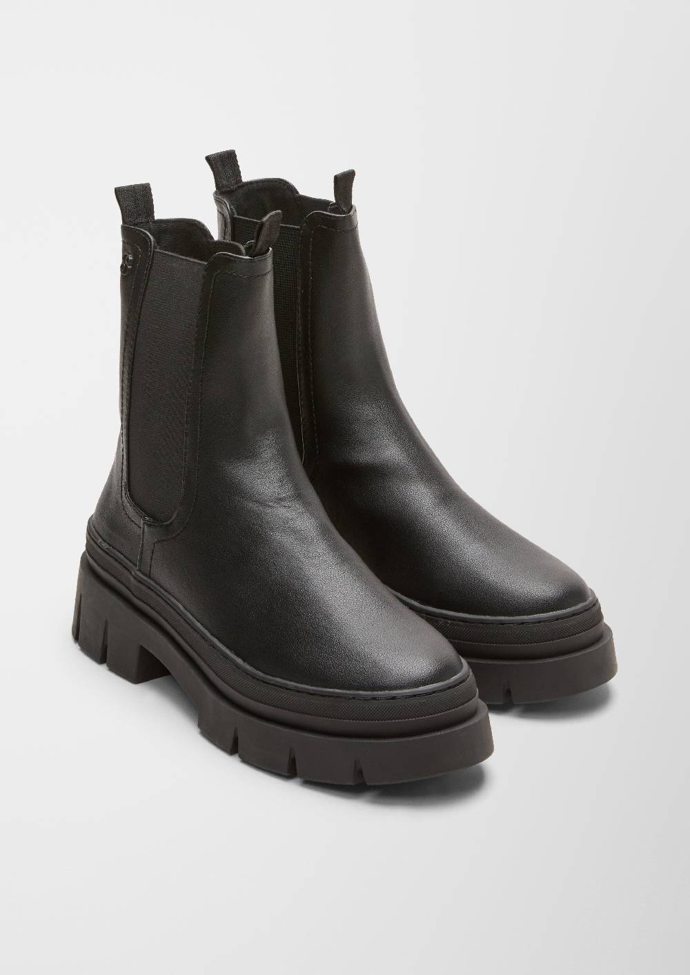 S.Oliver Stiefel In Leder-Optik