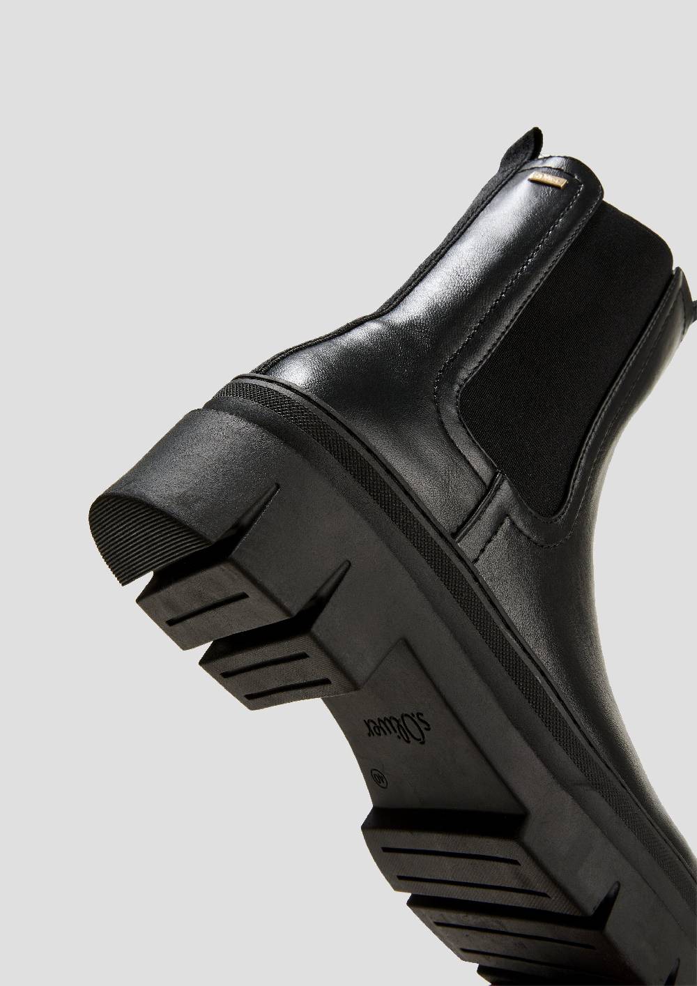 S.Oliver Stiefel In Leder-Optik