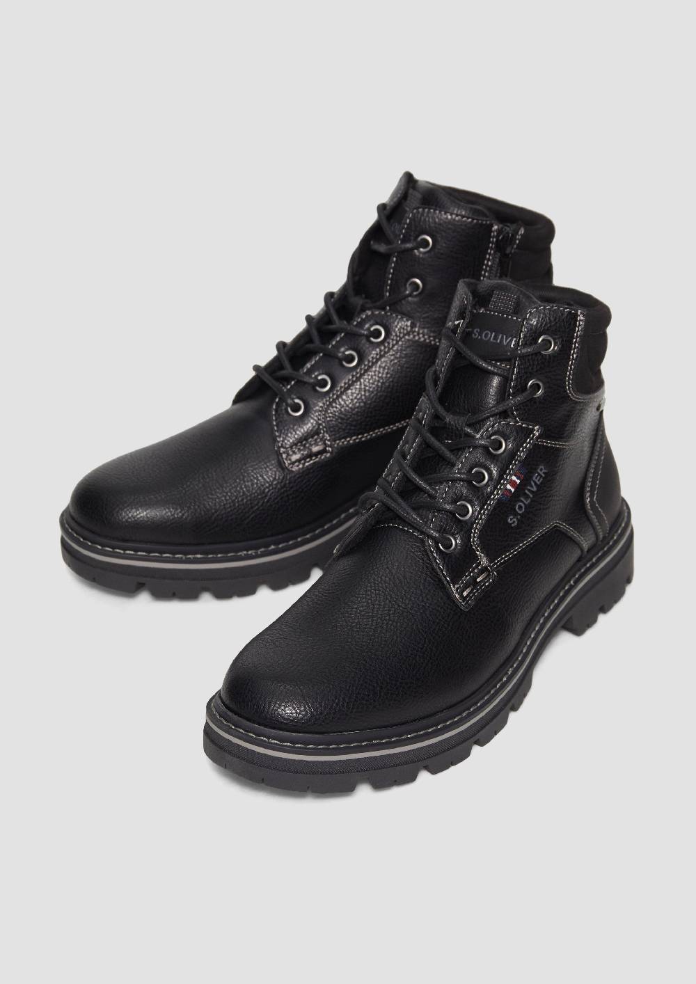 S.Oliver Stiefel In Leder-Optik