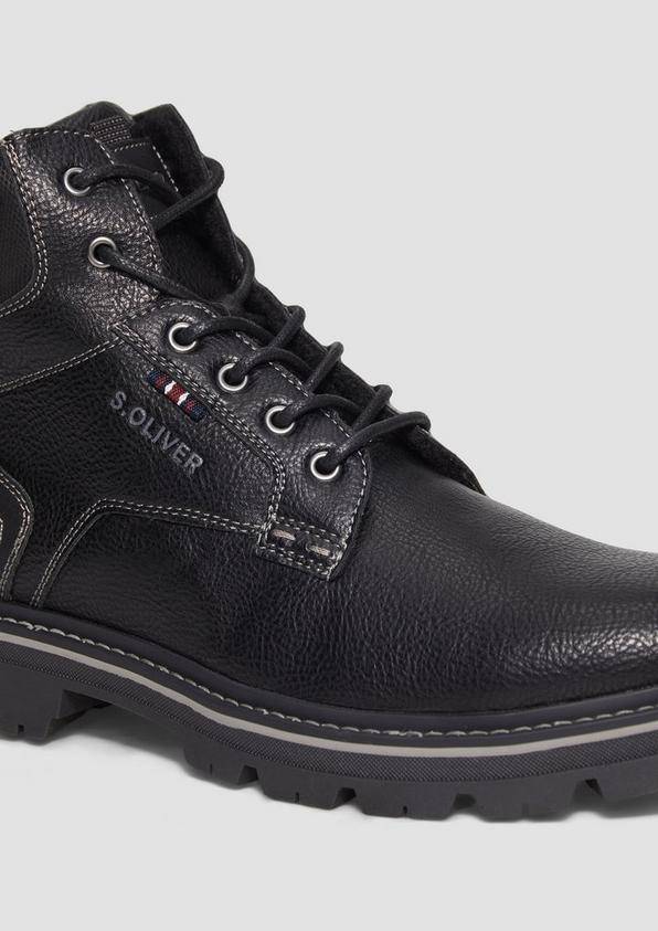 s.Oliver Stiefel in Leder-Optik