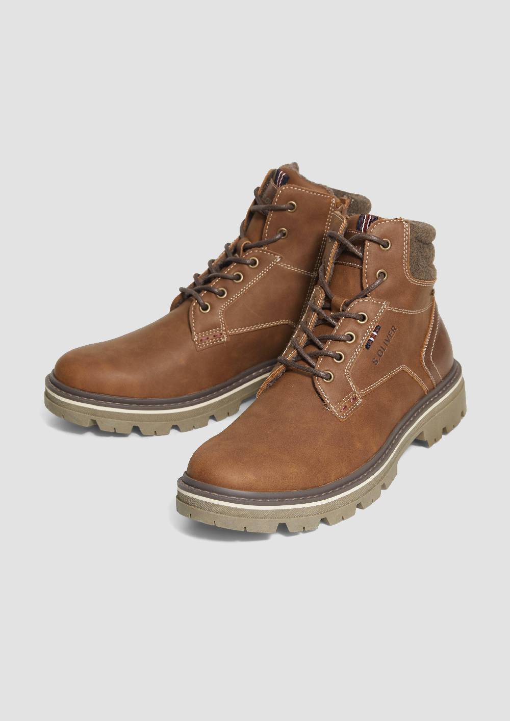 S.Oliver Stiefel In Leder-Optik