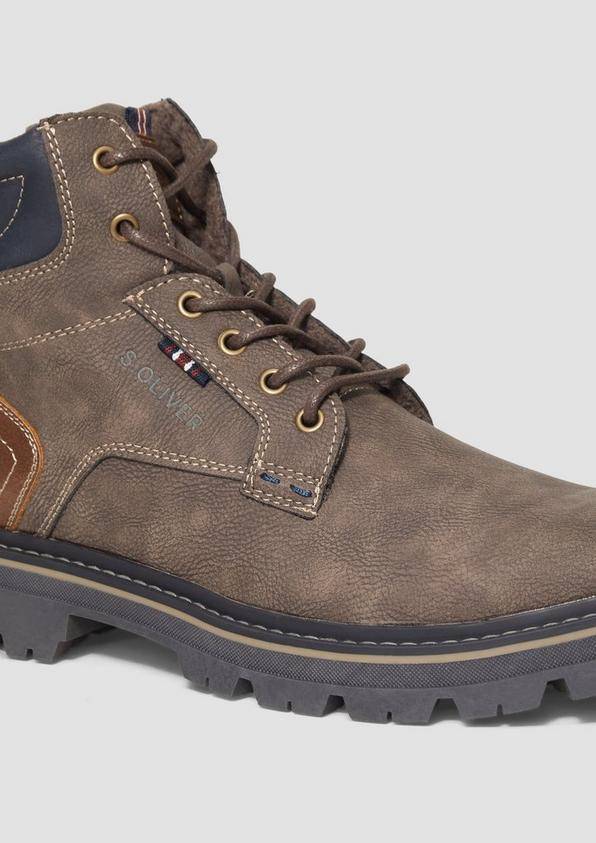 s.Oliver Stiefel in Leder-Optik