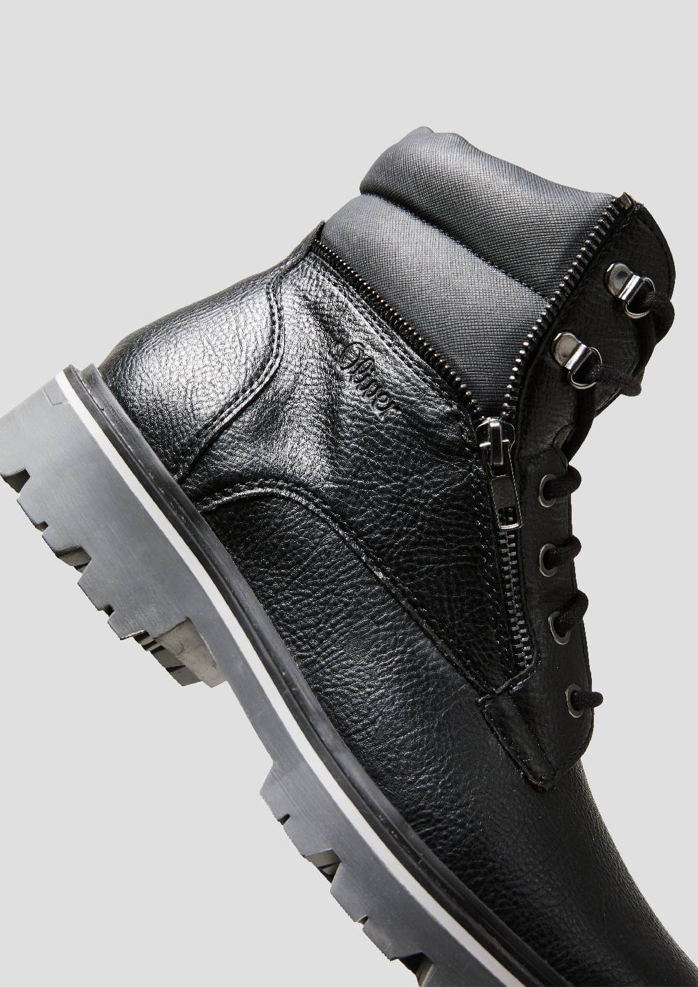 S.Oliver Stiefel In Lederoptik