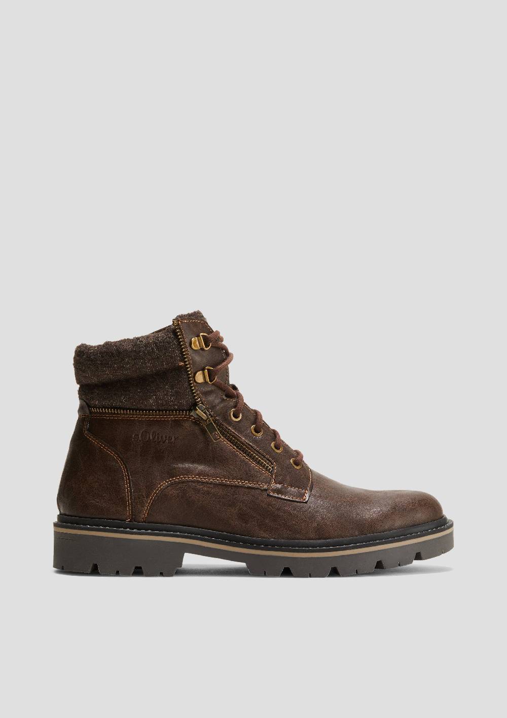 S.Oliver Stiefel In Lederoptik