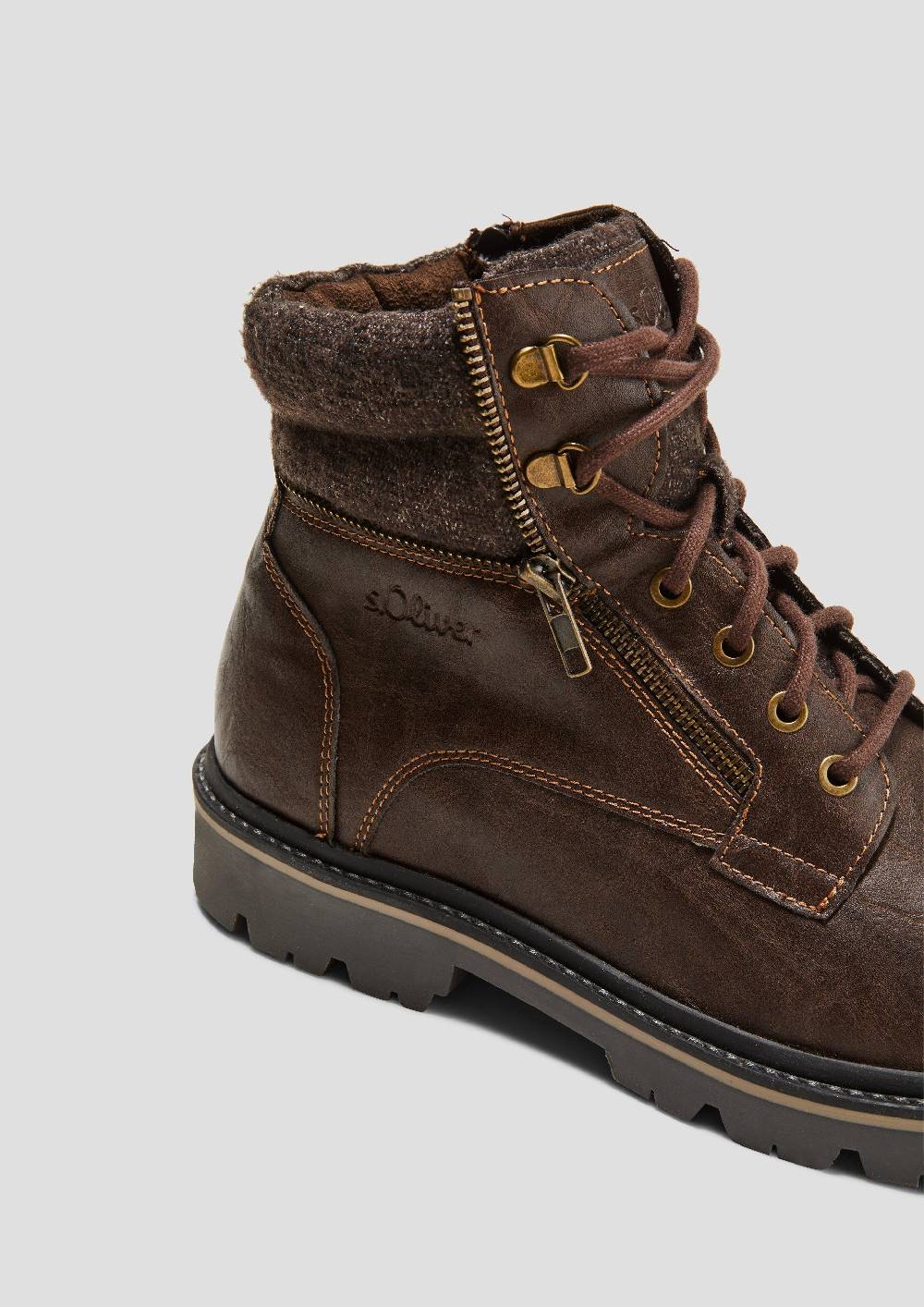 S.Oliver Stiefel In Lederoptik
