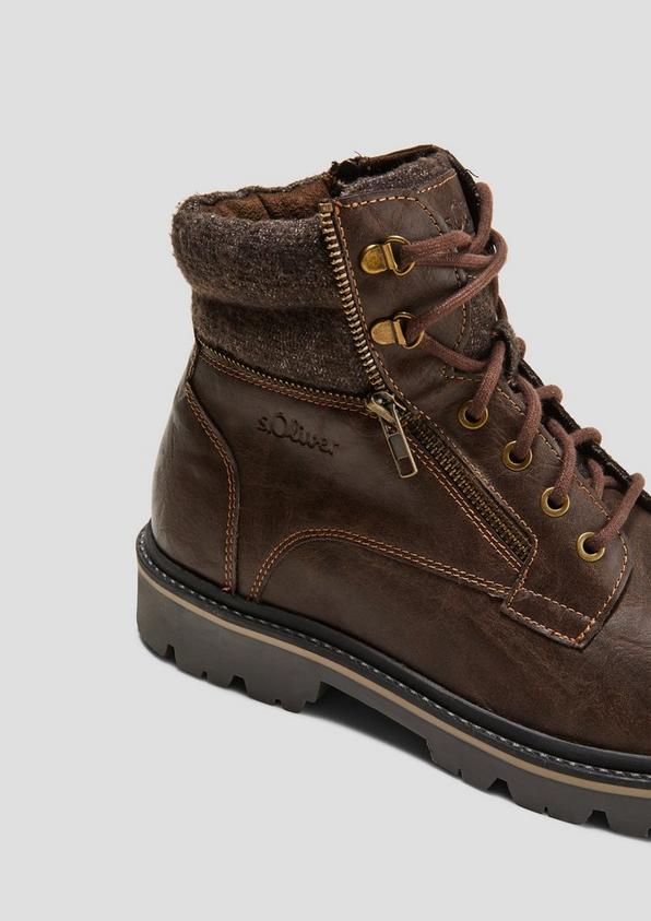 s.Oliver Stiefel in Lederoptik