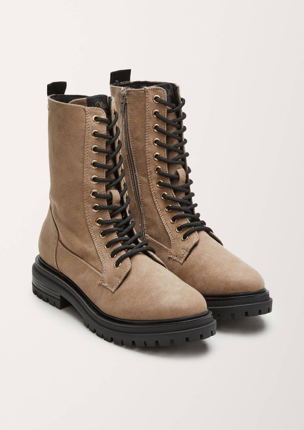 S.Oliver Stiefel In Veloursleder-Optik