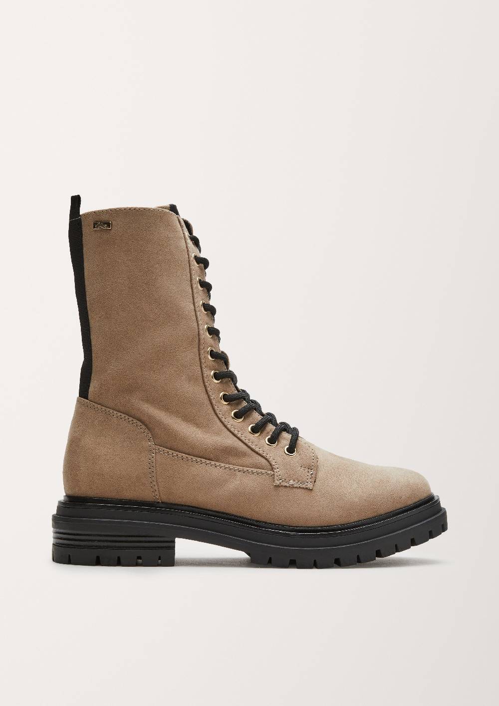 S.Oliver Stiefel In Veloursleder-Optik