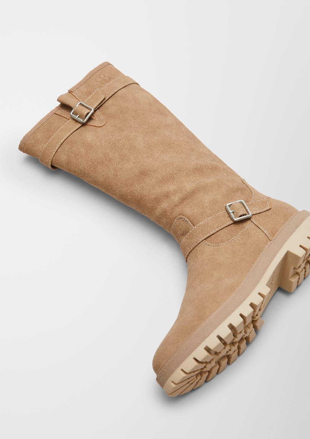 S.Oliver Stiefel In Veloursleder-Optik