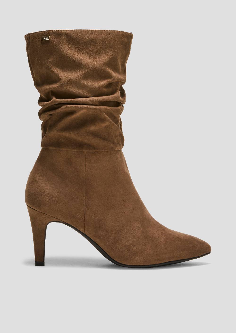 S.Oliver Stiefel In Veloursleder-Optik