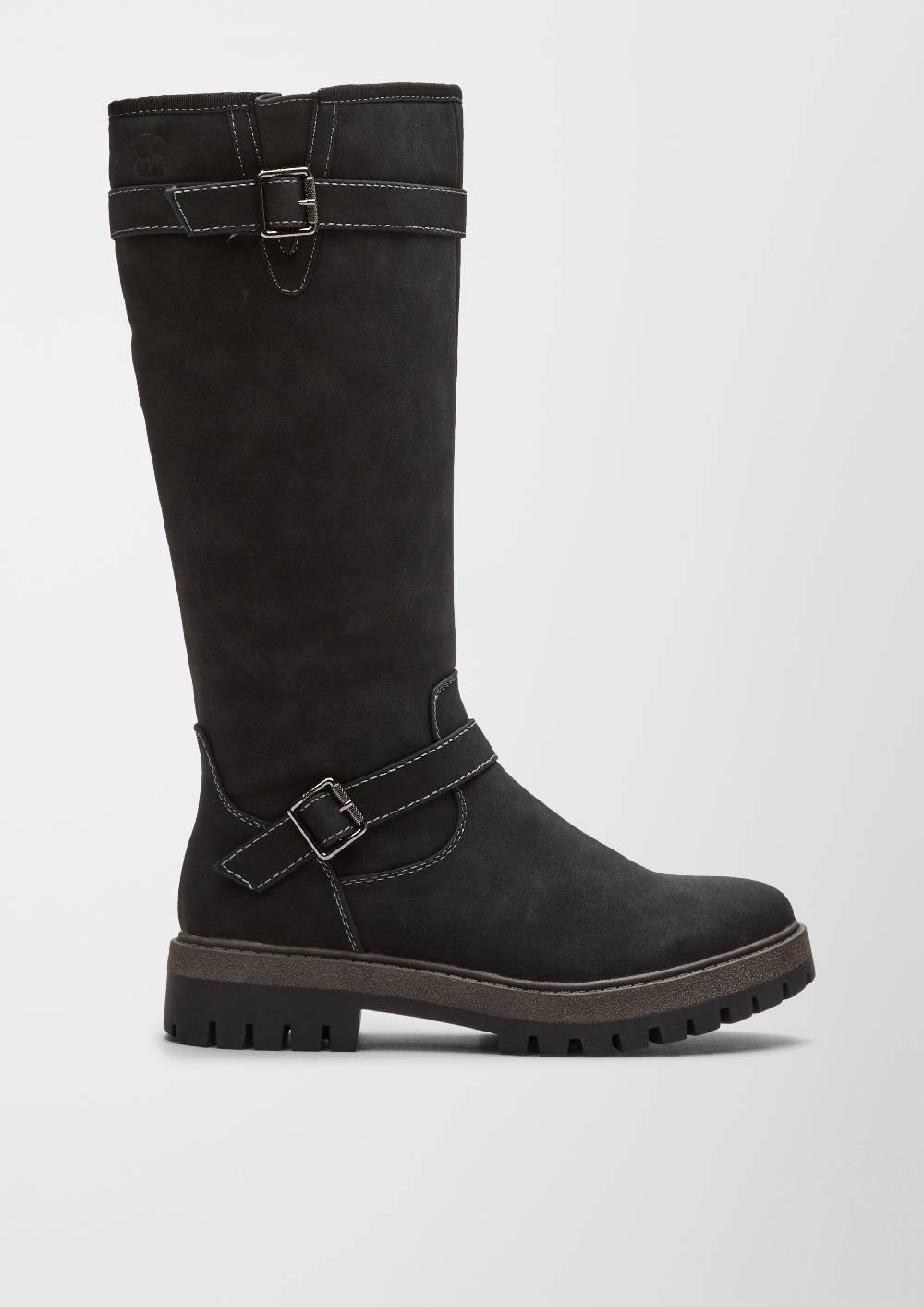 S.Oliver Stiefel In Veloursleder-Optik