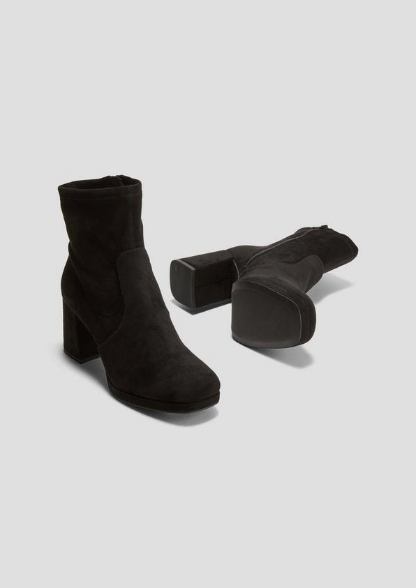 s.Oliver Stiefel mit Blockabsatz