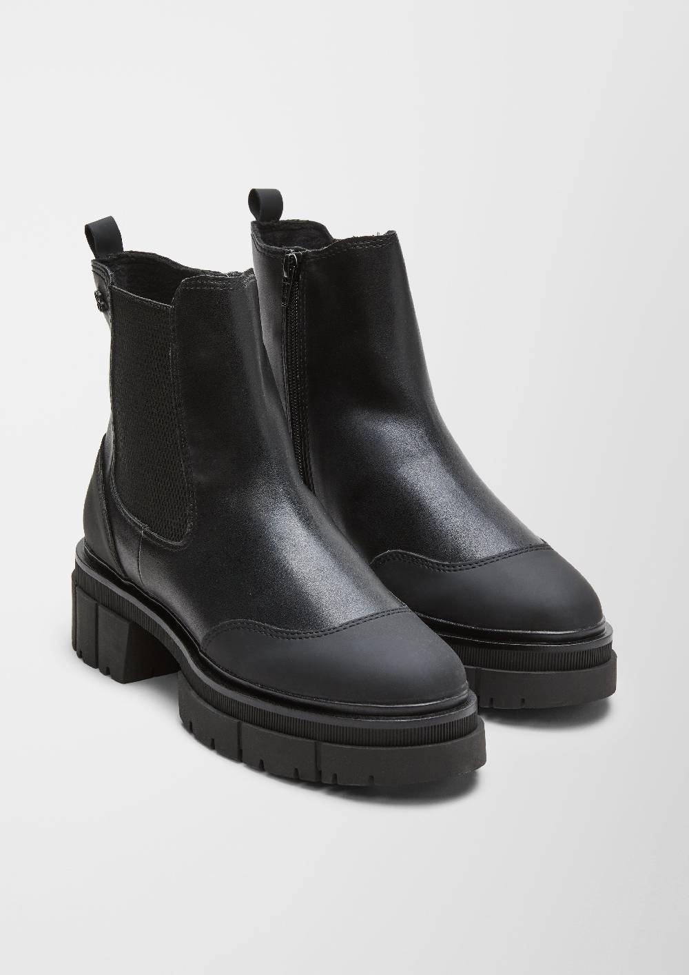 S.Oliver Stiefel Mit Plateausohle