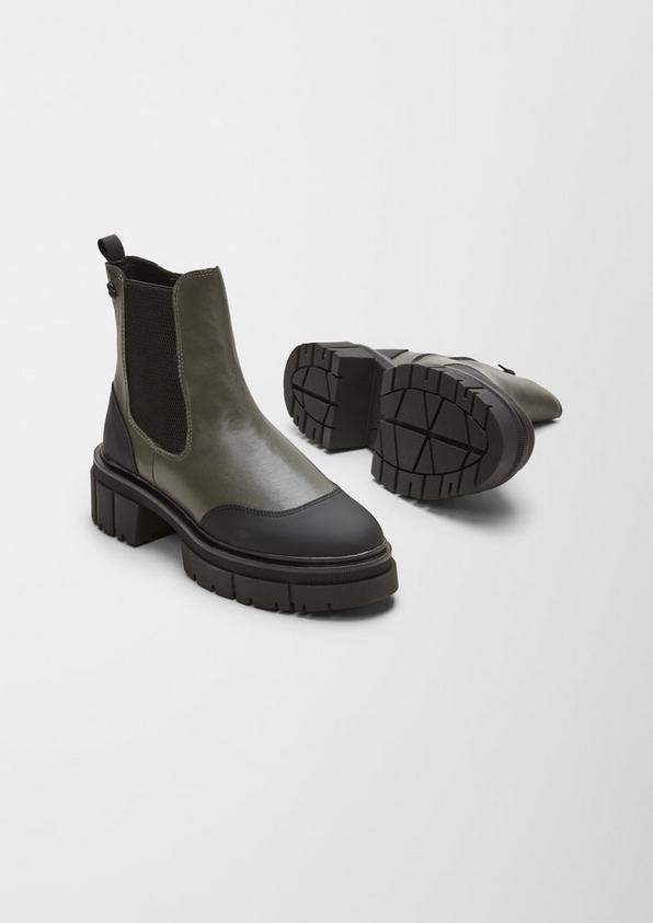 s.Oliver Stiefel mit Plateausohle