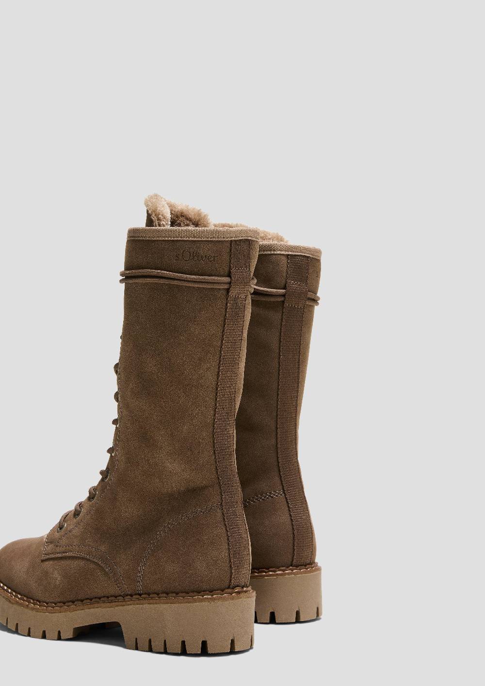 S.Oliver Stiefel Mit Profilsohle