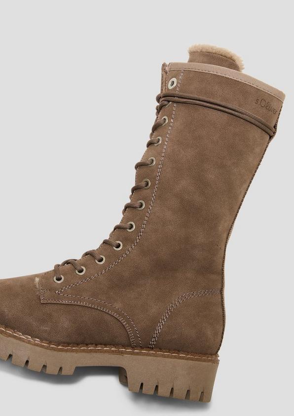 s.Oliver Stiefel mit Profilsohle