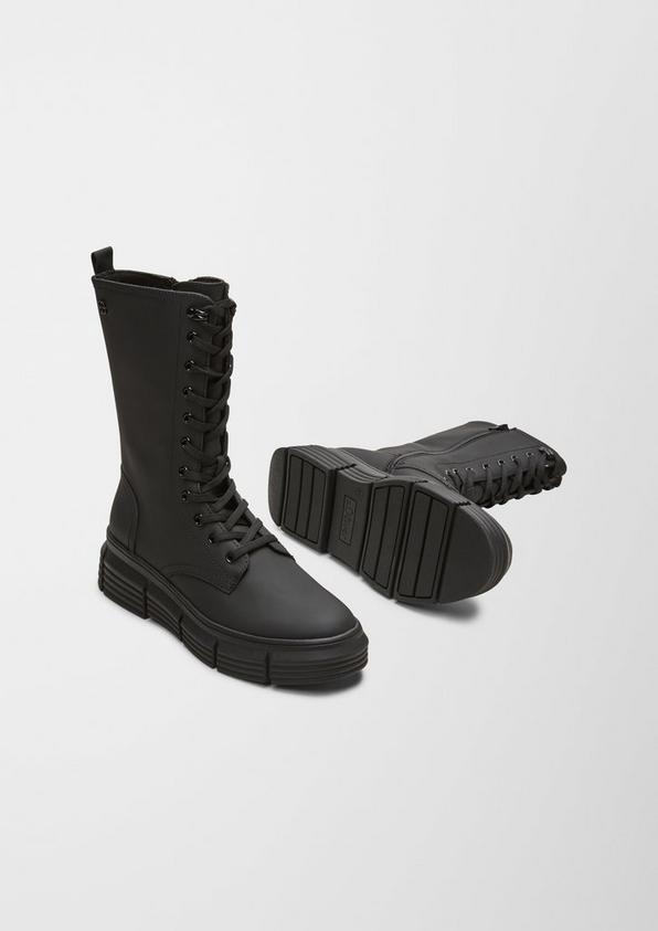 s.Oliver Stiefel mit Schnürung