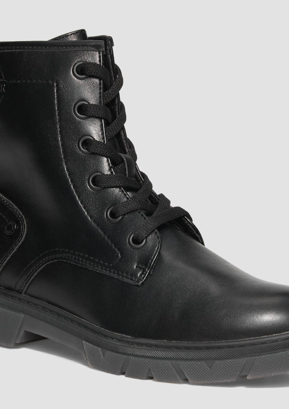 S.Oliver Stiefel Mit Schnürung Und Reißverschluss