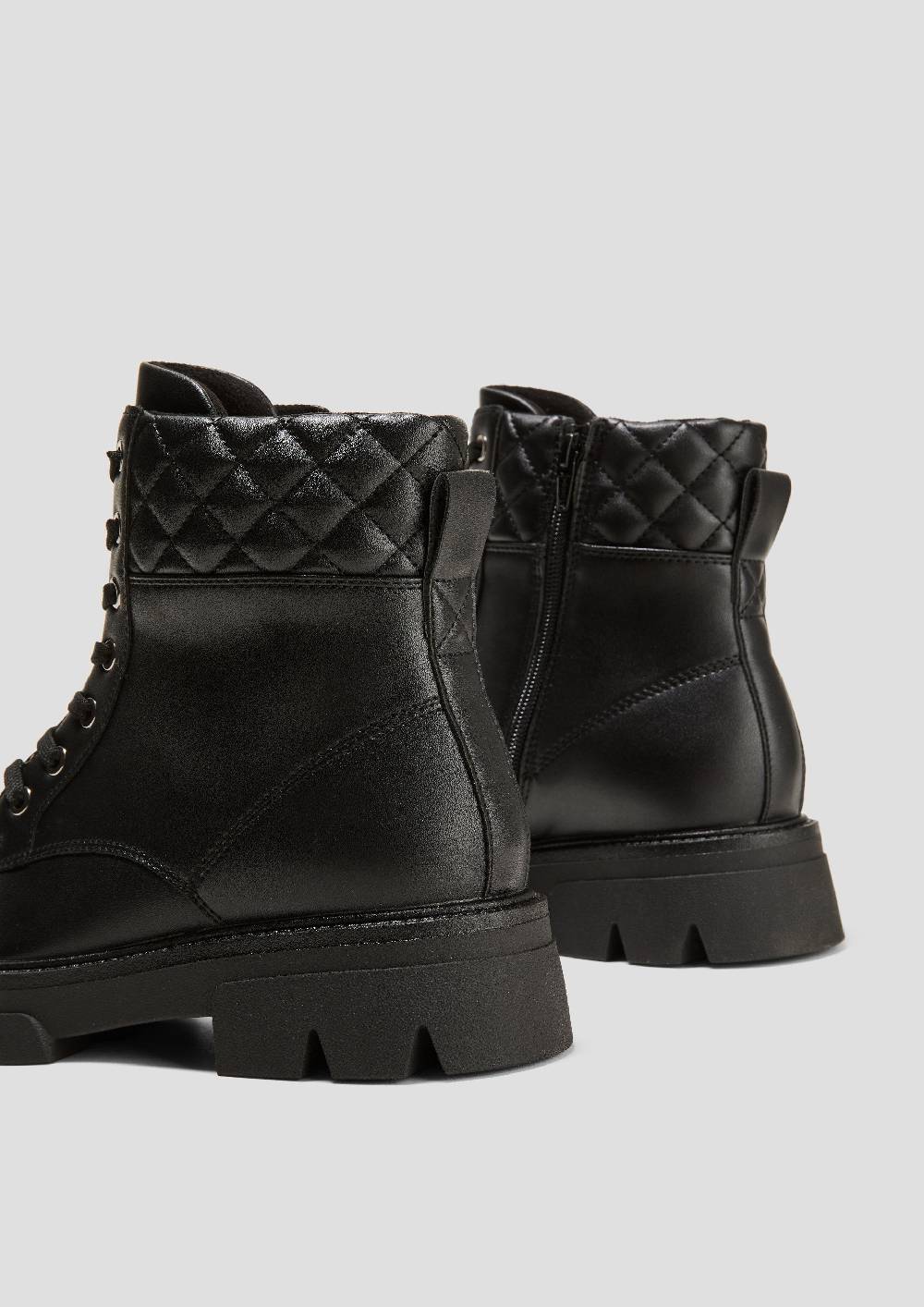 S.Oliver Stiefel Mit Stepp-Detail