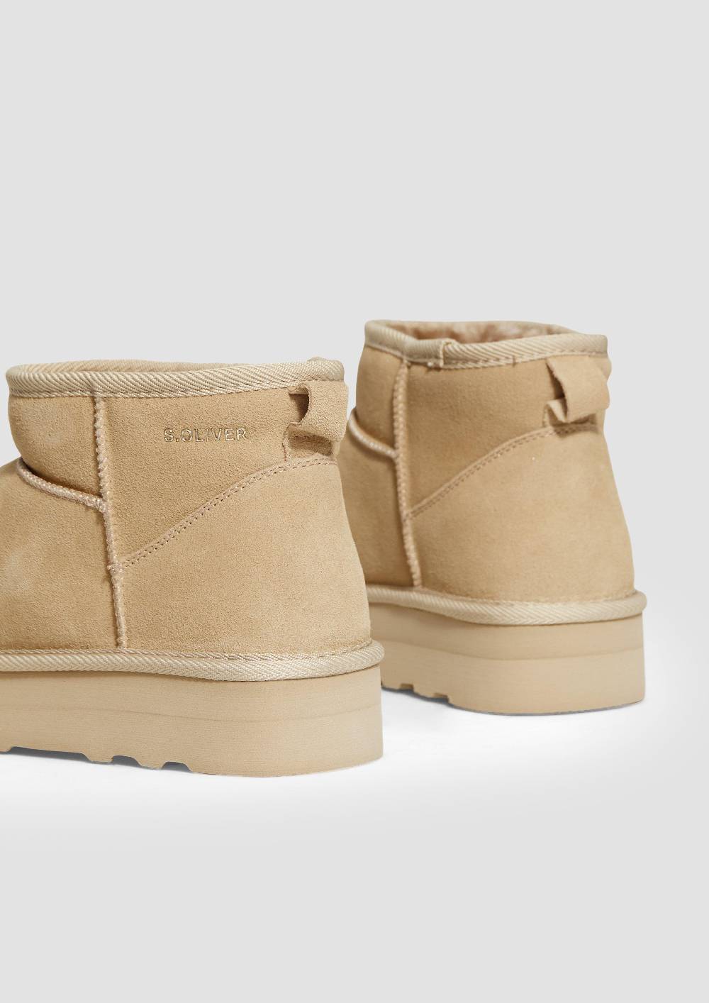 S.Oliver Stiefel Mit Teddyplüsch-Futter